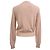 Miu Miu Cardigan mit Schleifendetail aus rosa Virgin Wool Pink - Ansicht 3