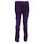 Pantaloni in velluto a coste slim Saint Laurent in cotone viola Porpora