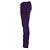 Pantaloni in velluto a coste slim Saint Laurent in cotone viola Porpora - vista 2