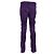 Pantaloni in velluto a coste slim Saint Laurent in cotone viola Porpora - vista 3