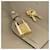 Borsa Louis Vuitton Monogram Empreinte Beige Grigio - vista 3