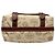Borsa a tracolla in tela e pelle Loewe 160th Anniversary Marrone Rosso Beige - vista 3