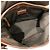 Borsa a tracolla in tela e pelle Loewe 160th Anniversary Marrone Rosso Beige - vista 6