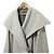 Autre Marque Abrigo pitchoune con gran cuello de chal Beige - vista 3