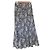 Autre Marque Falda Mila Owen con estampado en sesgo Negro