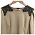 LANVIN COLLECTION Kleid mit Spitzeneinsätzen Grün - Ansicht 4