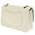 Chanel Vintage Classic Double Flap Matelassé Caviar Medium Bianco - vista 3