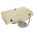 Chanel Vintage Classic Double Flap Matelassé Caviar Medium Bianco - vista 7