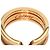 Anello Cartier C2 in oro rosa 18K - vista 5