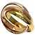 Anello Trinity di Cartier in oro 18K