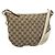 Gucci Britt Half Moon Hobo GG Canvas and leather Beige - vista 2