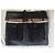 Falda vaquera Dsquared2 con cinturón de cuero Negro Blanco Azul - vista 4