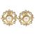 Orecchini a clip placcati in oro Christian Dior