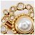 Orecchini a clip placcati in oro Christian Dior - vista 6