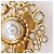 Orecchini a clip placcati in oro Christian Dior - vista 7