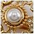 Orecchini a clip placcati in oro Christian Dior - vista 8