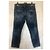 Jeans Cropped Cool Girl di Dsquared2 con nastro laterale con logo Blu - vista 2