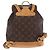 Louis Vuitton Montsouris Monogram MM Marrone - vista 2