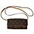 Borsa a Spalla Louis Vuitton Monogram Pochette Twin PM M51854 Marrone