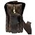 Borsa a tracolla Louis Vuitton Naviglio Damier Marrone - vista 5