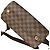 Borsa a tracolla Louis Vuitton Naviglio Damier Marrone - vista 9