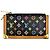 Louis Vuitton Pochette Clé Noir Monedero Negro