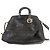 Borsa a mano Dior Cannage in pelle nera Nero
