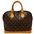 Louis Vuitton Vintage Alma Monogram Canvas PM Marrone
