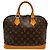 Louis Vuitton Vintage Alma Monogram Canvas PM Marrone - vista 2