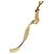Collana con pendente Christian Dior Vintage in Metallo D'oro - vista 3
