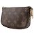 Pochette Louis Vuitton Mini Pochette Accessoires Marrom Monograma - vista 2