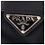 Borsa a tracolla in nylon Prada V158 nero - vista 15