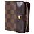 Louis Vuitton Compact Zip Bi-fold Wallet aus Damier Canvas Braun - Ansicht 2