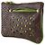 Pochette Louis Vuitton Pochette Plat Marrone Verde chiaro Monogramma - vista 2