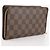 Louis Vuitton Damier Canvas Long Wallet Braun - Ansicht 3
