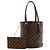 Borsa Tote Mare Louis Vuitton N42240 Marrone - vista 17