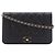 Portafoglio con catena Mademoiselle Chanel Nero