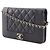 Portafoglio con catena Mademoiselle Chanel Nero - vista 2