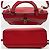 Borsa Gucci Bamboo Daily in pelle rossa Rosso - vista 5
