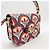 Borsa a tracolla in pelle Gucci Horsebit Rosso Crudo Blu navy - vista 4