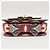 Borsa a tracolla in pelle Gucci Horsebit Rosso Crudo Blu navy - vista 6