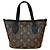 Borsa Tote Louis Vuitton Neverfull Inside Out BB Marrone - vista 2