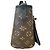Borsa Tote Louis Vuitton Neverfull Inside Out BB Marrone - vista 3