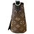 Borsa Tote Louis Vuitton Neverfull Inside Out BB Marrone - vista 4