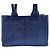 Borsa a mano Prada Canapa blu in tela - vista 2