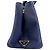 Borsa a mano Prada Canapa blu in tela - vista 4