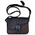 Mini bolsa mensageira Christian Dior Saddle Flap em lona Oblique e couro Azul