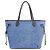 Borsa Tote Louis Vuitton Epi Denim Neverfull MM Blu