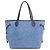 Borsa Tote Louis Vuitton Epi Denim Neverfull MM Blu - vista 2
