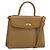 Borsa Coach in Pelle 2way Marrone Oro Auth gh2221 D'oro